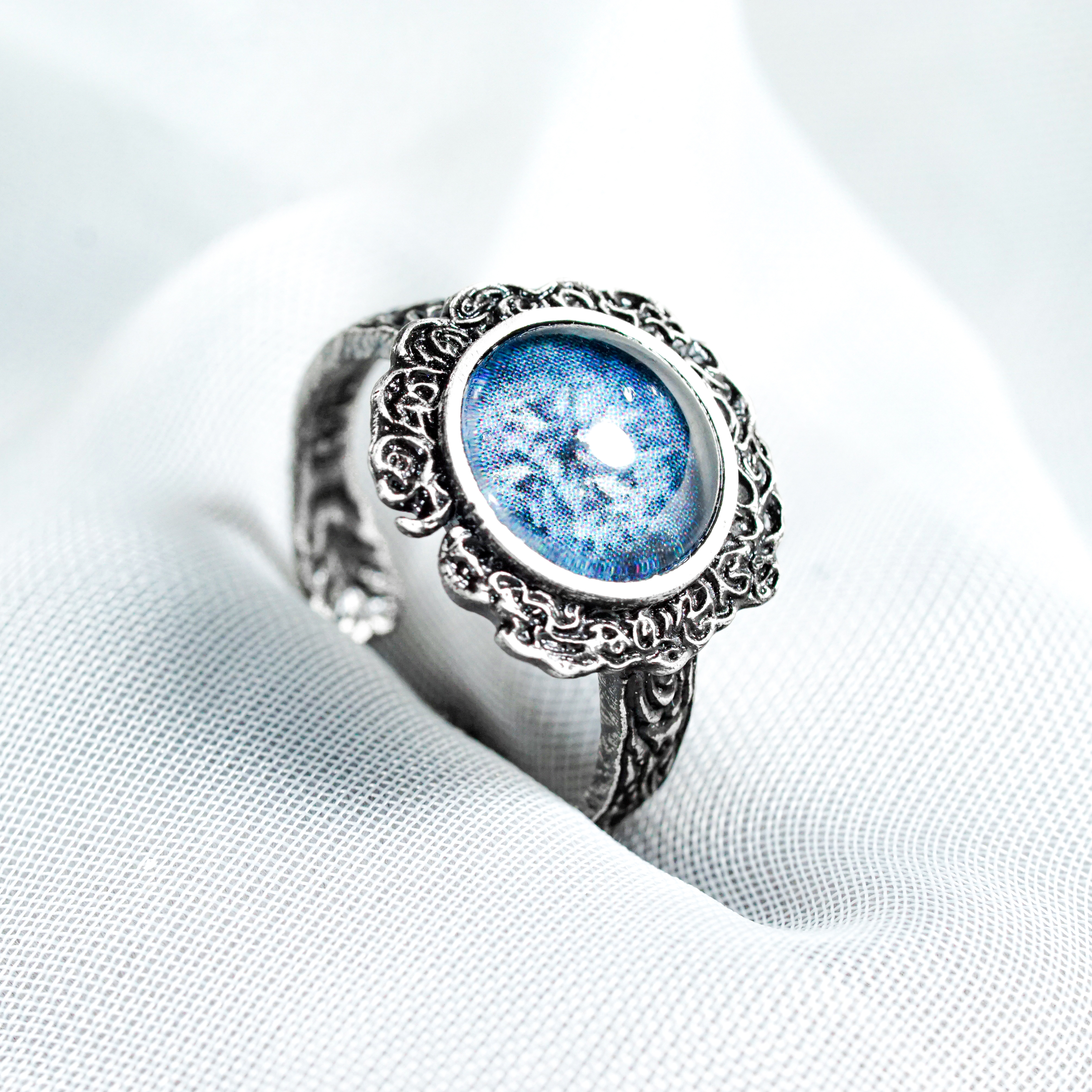 Elden Ring Dark Moon Ranni Ring, Adjustable Vintage Ring, Perfect for Elden Ring Fans and Cosplay
