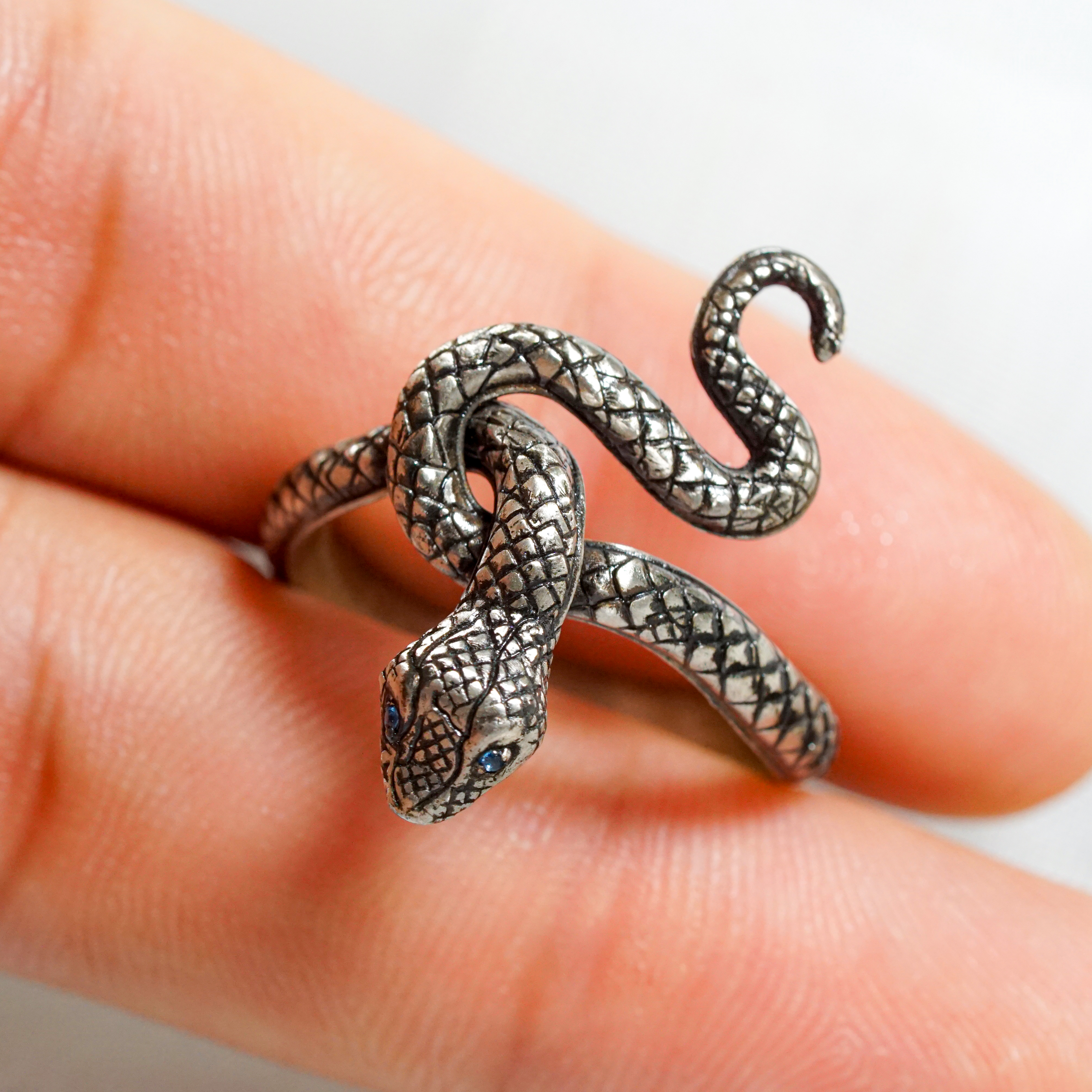 Dark Souls Ring Collection, Covetous Silver Serpent Ring, Handmade 950 Silver Rings